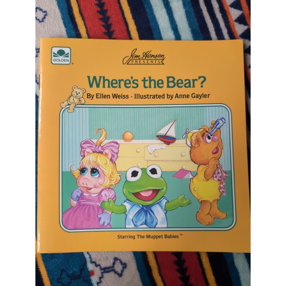 Jim Henson's Muppet Babies Where’s The Bear by Ellen Weiss 1986 Paperback